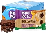 Made with Local, Real Food Snack Bar, Gluten Free, Gift Box, Made and Sourced in Canada, 53 grams x 12 (Peanut Butter Brownie)