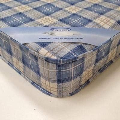 MATTRESS 2 X BUNK BED MATTRESSES 2FT6 SINGLE MATTRESS 5FT8 SHORTY LENGTH MR SLEEPS LABELLED CANDY BUDGET MATTRESS
