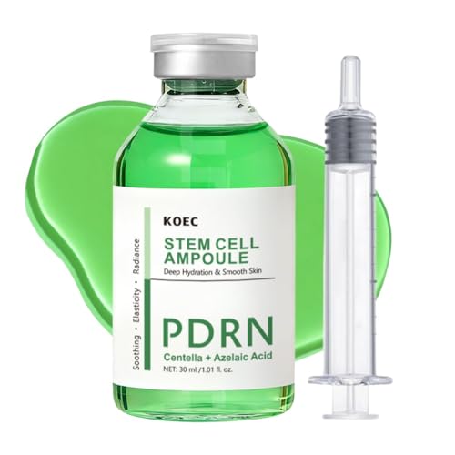 Image of KOEC Centella PDRN Stem Cell Serum for Face with CICA,Sodium DNA & Hyaluronic Acid,Cooling & Soothing Skin Deep Hydration,Balances Oil,Gentle Facial Ampoule for All Skin Types 1.01 Fl Oz