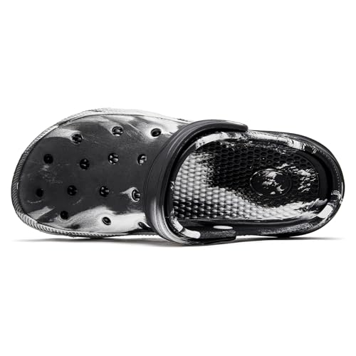HOBIBEAR Unisex Garden Clog – Black and White — view 4