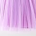 Mardi Gras Costume Dress for Girls Sleeveless Tulle Princess Fashion Party Casual Outfits Kids 12M-6Y Purple 80