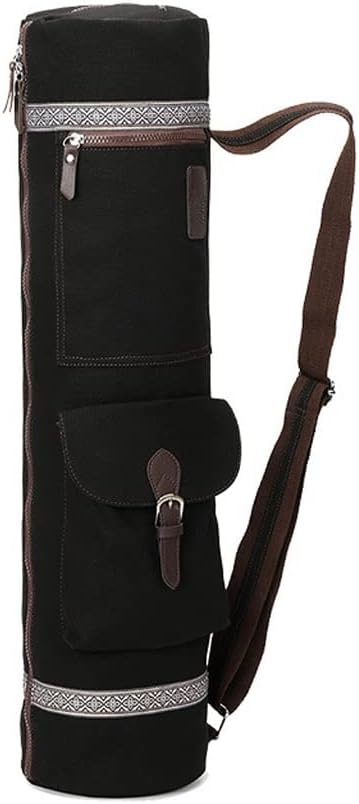 Portable Outdoor Yoga Mat Bag Gym Fitness Exercise Dance Pilates Pad Storage Carry Sack(E)