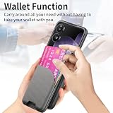 ZORSOME Kompatybilne z Xiaomi Mix Flip 2 w 1, zdejmowany portfel, pełne pokrycie, odporne na wstrząsy etui ochronne ze stojakiem, szare