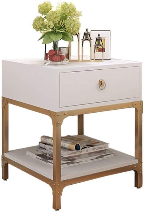 Table de chevet en bois LiChA avec tiroir de rangement pratique