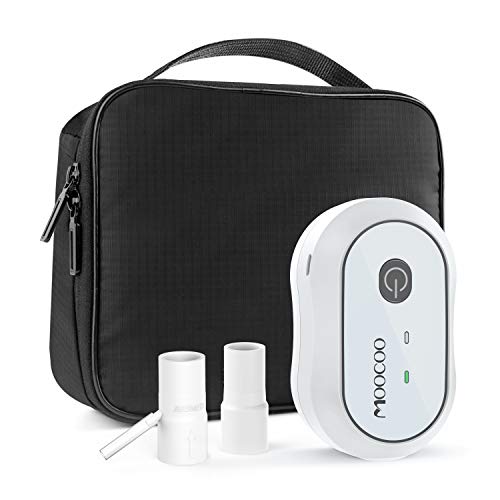 Moocoo Upgraded Rechargeable Cleaner and Sanitizer Machine Bundle with Sanitizing Bag, T adapter