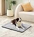 Made4Pets Dog Crate Pad Bed for Medium Large Dogs, Washable & Reversible, Anti-Slip Kennel Mat for Cozy Sleeping, Soft Fluffy Dog Bed for Indoor & Outdoor Use, 35