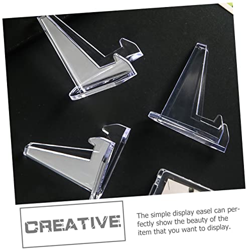 STOBAZA 10 Peças Suporte De Exibição De Fotos Suportes De Parede Para Exibição De Cavalete De Acríli