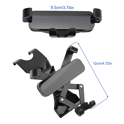 Suporte para celular, suporte de telefone para carro, rotação de 360°, antiqueda, fixação triangular