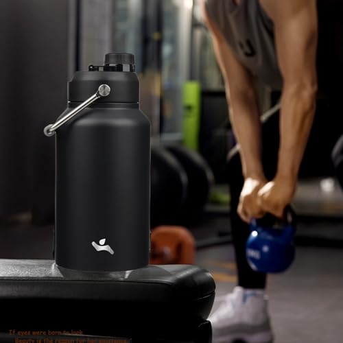 Image of Konokyo 87 oz Insulated Stainless Steel Water Bottle Jug with Handle