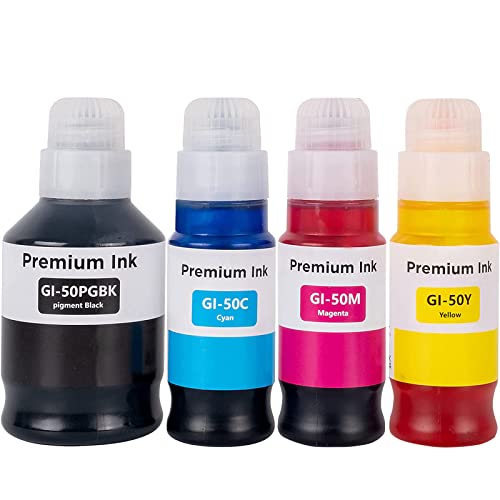 Shuolei Gi50 Gi-50 Inchiostro Compatibile Bottiglie D'Inchiostro Da Stampa Gi50 Gi-50 Cartucce D'Inchiostro Compatibile Per G5050 G6050 G7050 Gm2050 G