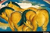 Franz Marc Poster/Kunstdruck Little Yellow Horses 90 x 60 