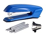 Bostitch Office Ascend 3 in 1 Stapler Value Pack, 20 Sheet Capacity, Includes 5000 Staples, Integrated Remover & and Extra Staple Remover, Staple Storage Compartment, Assorted Colors (Colors May Vary)
