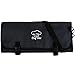 Chef Knife Roll Bag | 8+ Slots for Knives & Kitchen Tools | Water Resistant Knife Bag | Knife Carrying Case Only, Tools Not Included | Chef Knife Bag for Professional Chefs & Culinary Students (Black)