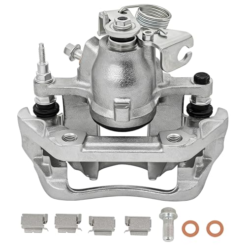 Image of SCITOO Rear Left Brake Caliper With Bracket 18B5299 Compatible For Ford For Edge 2011-2014 For Lincoln MKX 2011-2015