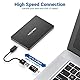 deleyCON USB-C auf USB Adapter 5 Gbit/s (2 Stück) - Handy OTG Adapter Thunderbolt für iPhone 16 15, Galaxy S25/S24/S23, MacBook, iPad, iMac, Surface, Notebook, PC, Laptop, Tablet, Schwarz
