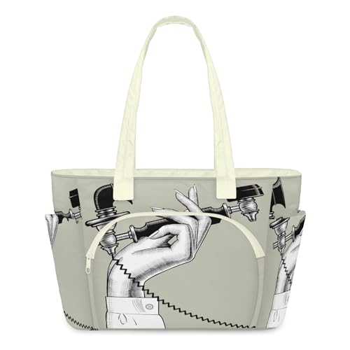 Sac fourre-tout pour femme grand volume pour salle de sport et bureau