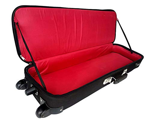 Image of MALAV Roland XPS-10 Synthesizer Keyboard Cover Bag with Padding & Shoulder Straps (Wheel Case Bag of Steel Plated Frame)