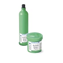 WS-820 Lead Free Water-Soluble Solder Paste, SAC305, 87.5-4-M18, 600g Cartridge