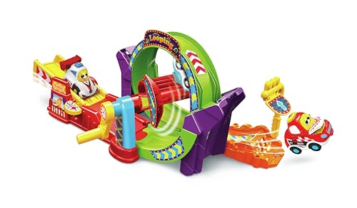 VTech Tut Tut Bolides Tut Tut Looping avec Voiture King Roi du Looping Circuit Voitures Enfant 1 Zone Magique Cadeau Garçon et Fille de à Contenu en Français