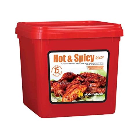 Middletons Hot and Spicy Glaze 2.5kg Resealable Red Tub Cover