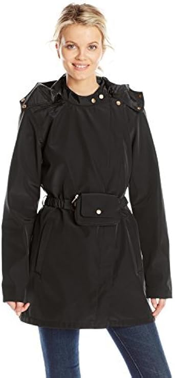 asymmetrical raincoat