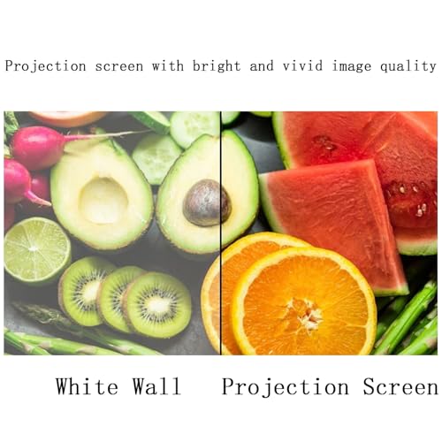 Pantalla de proyección portátil para interiores y exteriores de 72 pulgadas miniatura 4