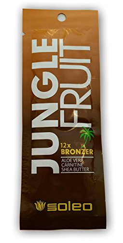 Soleo Jungle Fruit bronzing sunbed tanning lotion cream (15ml sachet)