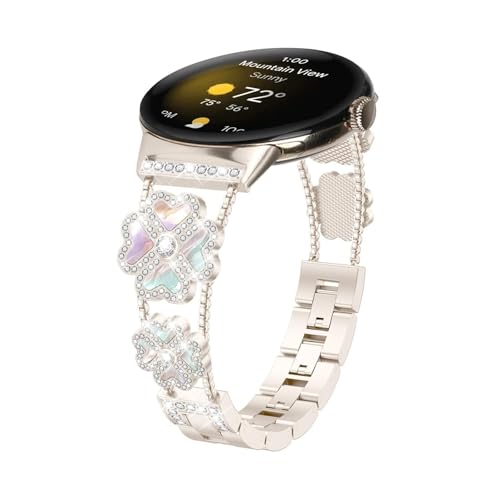 [MHGREF] �ɓK������Google pixel watch 41mm�N���[�o�[�_�u���`�F�[���h�������v�x���g(Starlight)