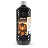 Höfer Chemie 1 Liter FLAMBIOL® Lampenöl hochrein geeignet für Öl-Lampen, Petroleum Lampen, Gartenfackeln & Sturmlaternen - Geruchlos, Rußfrei & mit Kindersicherheitsverschluß