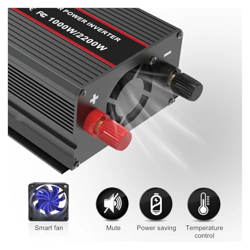 Convertisseur 12V 220V 1500W DNB transformateur voiture prise UE - 3