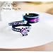 His Hers Wedding Ring Sets Couples Matching Rings Women's 18k Black Gold Filled Violet CZ Wedding Engagement Ring Bridal Sets & Men's Tungsten Carbide Wedding Band