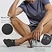 CS CELERSPORT Men No Show Socks with Cushion Low Cut Invisible Non Slip Socks (8 Pairs), Large, Black+White+Grey+Dark Grey