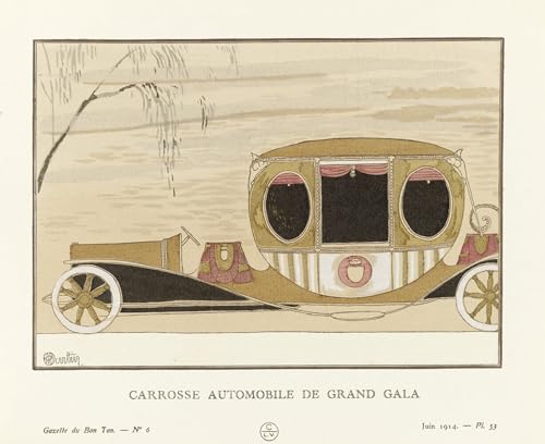 Affiche Artistique Grand Gala Motor Carriage pour Habiller un Grand Mur Vide de Salon 60x90
