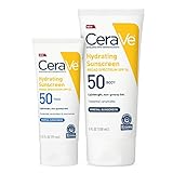 Cerave Sunscreen Bundle SPF 50 | Contains Mineral Sunscreen for Face SPF 50, 2.5 Ounce, and Mineral...