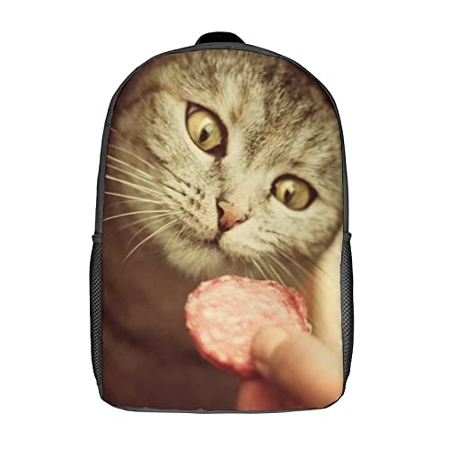 Cartable pour enfants garçons et filles grand sac à dos loisirs motif chat