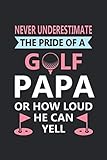 golf pride tour velvet plus 4  Never Underestimate The Pride Of A Golf Papa Or How Loud He Can Yell: Golf Log Book  Golf Gifts for dad & men  Golf journal notebook