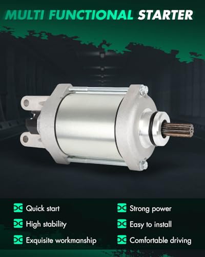 Image of SCITOO Starter Motor fit for Honda TRX700XX 2008, for Honda TRX700XX 2009 Replacement Starter 19650