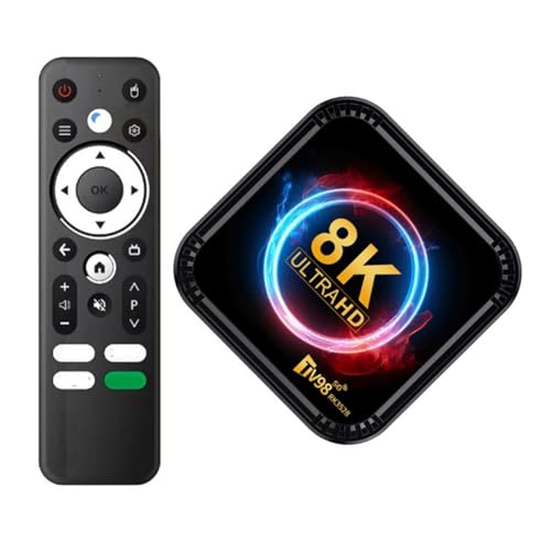 CENMEN TV98 RK3528 Smart TV Box Android 13 8K HD 2.4G y 5G WiFi Reproductor Multimedia Mini Decodificador 4G y 32G Enchufe UE