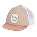 Kinder Baby Baseball Cap Kappe Baseballmütze Jungen Mädchen Cartoon Netzkappe Verstellbare Schirmmütze Sonnenschutz Hut Sommer Kopfbedeckung für Kopfumfang 0-6 Monate (Löwe-Orange)