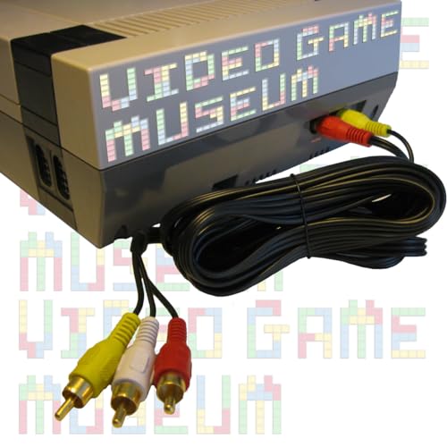 NES AV Cable Simulated Stereo Audio Video TV Cord for Original Nintendo System Replaces RF Switch