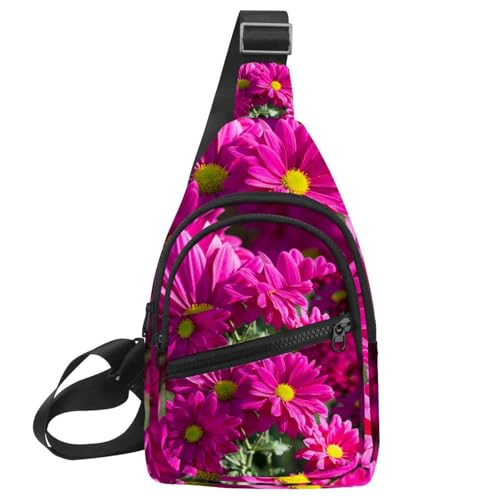 Sac à bandoulière étanche finitions soignées imprimé marguerites