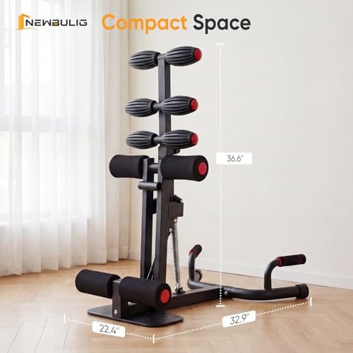 Image of NEWBULIG Deep Squat Machine for Women, Home Gym Fitness Squat Machine | Adjustable Resistance Exercise Equipment, Glutes & Core Workout Equipment, 300 lbs Capacity, 32.9 inchx22.4 inchx36.6 inch