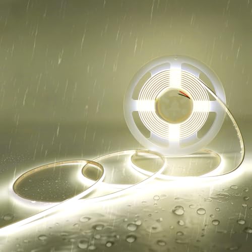 Tira de LED COB Impermeable IP68 12V 4000K 5mm Flexible miniatura 1