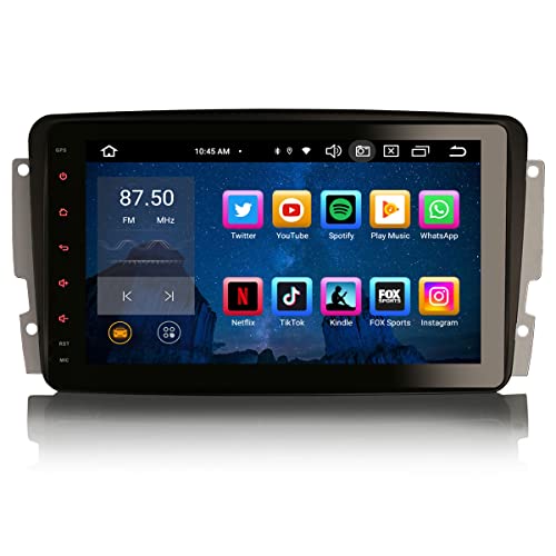 ✪【Apple Wireless CarPlay e Cavo e Cablato Android Car & DSP】Consente agli utenti di effettuare telefonate e ascoltare musica. Basta collegare il tuo iPhone a questa unità tramite Bluetooth per utilizzare CarPlay o collegare il tuo telefono Android tramite USB per utilizzare Android Auto. Questa autoradio ha anche un amplificatore DSP integrato. L'equalizzatore a 30 bande si adatta al tuo gusto e all'ambiente di ascolto, portando l'effetto sonoro perfetto nella tua auto.