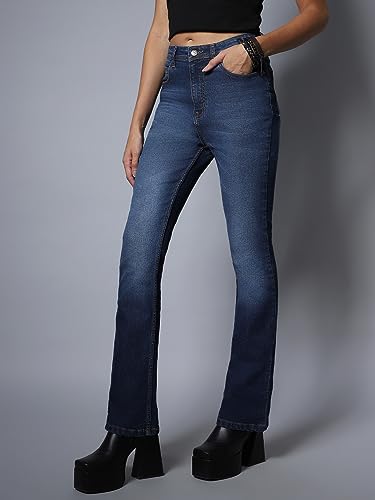 Image of HIGH Star Women's Bootcut Fit Mid Rise Jeans