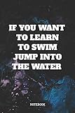  Notebook: Swimming Sport Training Planner / Organizer / Lined Notebook (6\" x 9\")