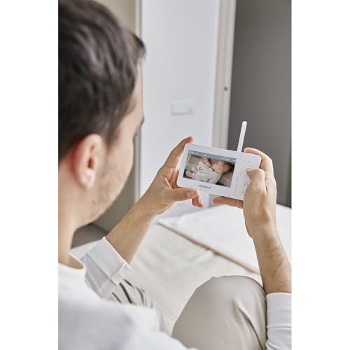 Miniland - Digimonitor 4,3 Pro: Babymonitor Con Grande Schermo E Telecamera Rotatoria E Grande Autonomia Senza Prese - 6