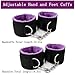 Bondge Ties for King Bed Restraints Kit for Adult Couples Sex Handcuff Toys Thigh Sex Things for Couples Kinky Play Hand Leg Cuffs Strap Set Ankle Wrist Bed Restraints for Queen Size Bed Bar Sweater