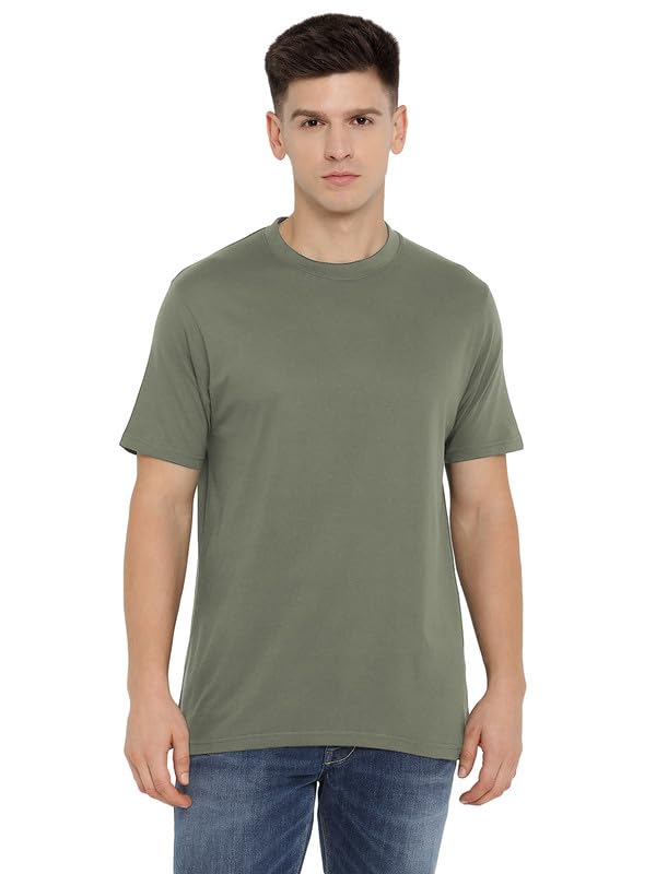 Image of AMERICAN CREW 100% Supima Cotton Round Neck T-Shirt for Men