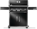 Napoleon Rogue 525 Natural Gas Grill, Black, Durable 4-Burner Cooking Surface